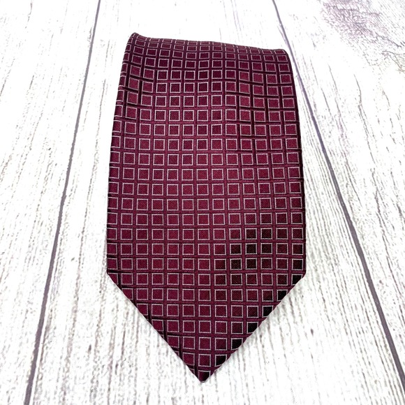 Other - Donald J. Trump Signature Collection 100% Silk Necktie Maroon Square 4x60"